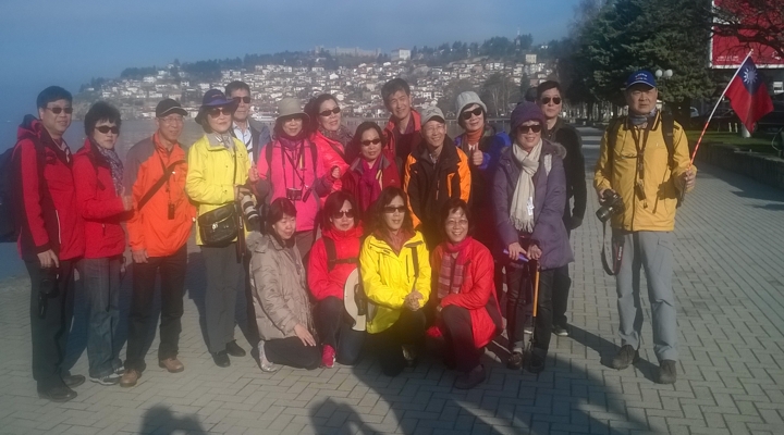 Group from Taiwan in Ohrid, 2014