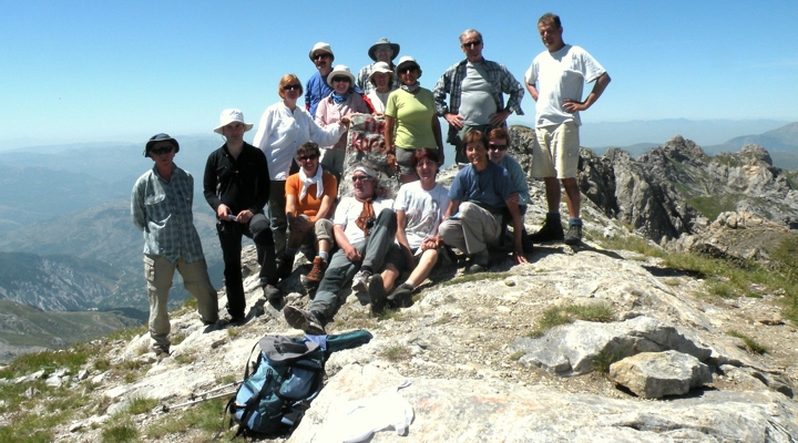 Hiking on Golem Korab peak 2011