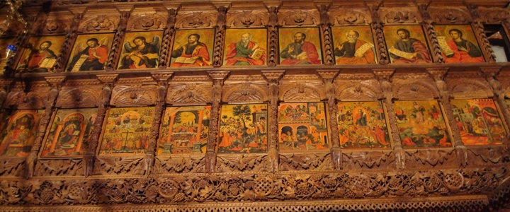 Iconostasis at Bigorski monastery